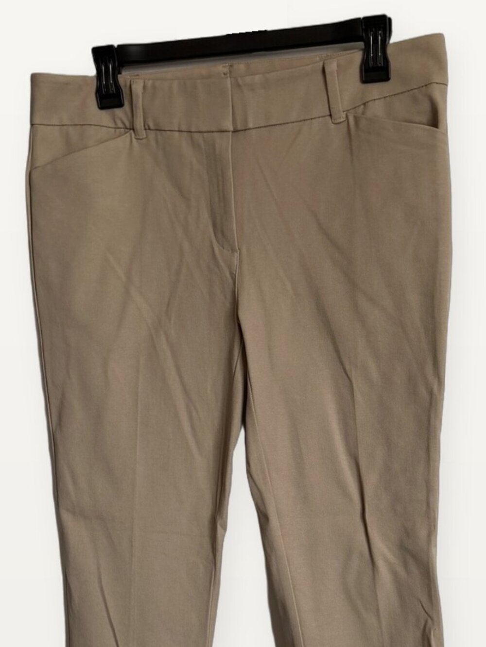 New York Company 7th Avenue Tan Straight Leg Work Pants Size 8